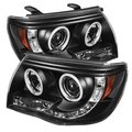 Spyder Automotive 05-11 TACOMA PROJECTOR HEADLIGHTS-CCFL HALO-LED ( REPLACEABLE LEDS )-BLACK-HIGH 5030283